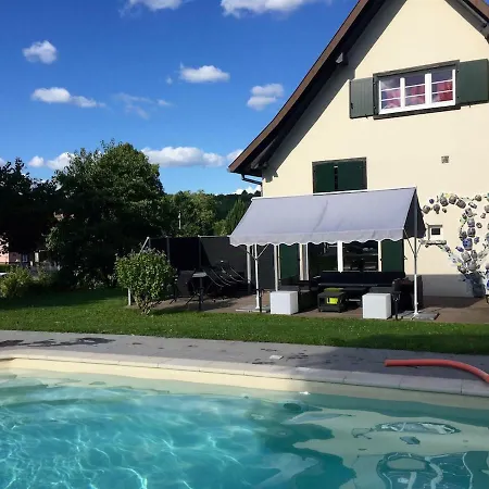 Mortzi 4 Etoiles Avec Piscine فيلة Mortzwiller
